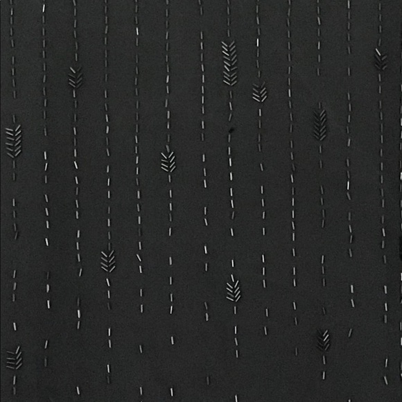 Silk beaded Eileen Fisher short sleeve top - Picture 4 of 4